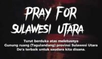 Gunung Ruang Meletus, Tagar Pray For Sulawesi Utara dan Sitaro Trending
