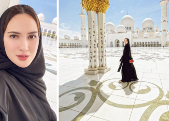 Shandy Aulia Kenakan Hijab Saat Liburan ke Dubai