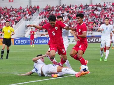 Timnas Indonesia Ditaklukan Uzbekistan, Jepang Bungkam Irak di Laga Semifinal Piala Asia U23 Qatar