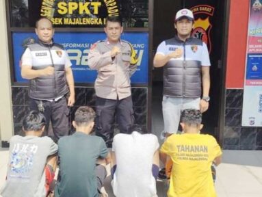 Berulah Lagi, Empat Anggota Geng Motor di Majalengka Dibekuk Polisi