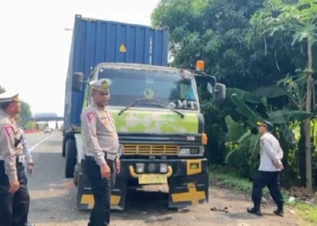 Polda Jabar Sidak di Tol Plumbon Cirebon