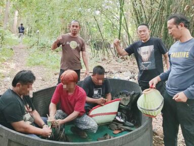 Polsek Talun Gerebek Judi Sabung Ayam di Cirebon