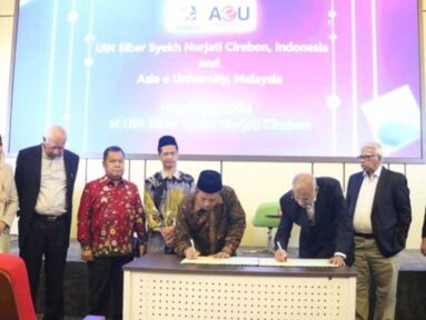 UIN Siber Cirebon Tandatangani Kerjasama dengan Asia e University Malaysia