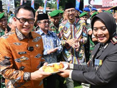 HUT ke-78 Bhayangkara, Pj Bupati Cirebon Wahyu Mijaya Apresiasi Kinerja Polresta Cirebon