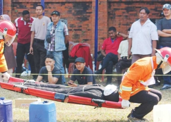 Disdamkarmat Kabupaten Cirebon Gelar Fire Fighting Competition