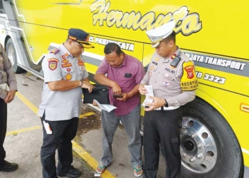 Satlantas Polresta Cirebon dan Dishub Lakukan Ramp Chek