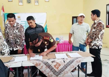 Kuwu Lima Kecamatan di Kabupaten Cirebon Teken MoU dengan Kejaksaan