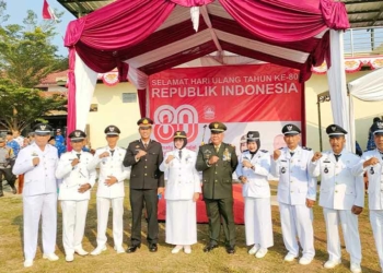 Kecamatan Depok Cirebon Baru Pertama Kali Gelar Upacara HUT RI