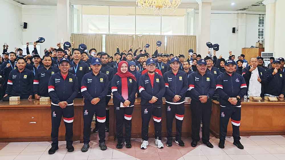 Bupati Imron Lepas 105 Atlet Kabupaten Cirebon Berlaga di Popda Jabar