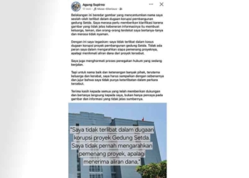 Diramaikan Masuk Calon Tersangka Dugaan Korupsi Gedung Setda Kota Cirebon, Agung Supirno Membantah  