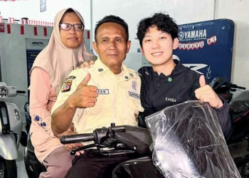 Motor Satpam DPRD Kabupaten Cirebon Dibakar Massa, Dihadiahi Willie Salim dengan Sepeda Motor Baru