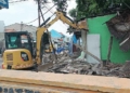 64 Rumah dan Warung di Palimanan Cirebon Dibongkar, Ganggu Irigasi dan Berpotensi Menyebabkan Bencana Banjir