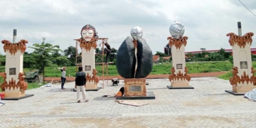 Tugu Watubelah Panca Wanda Bakal Jadi Ikon Baru Kabupaten Cirebon