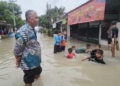 Ratusan Rumah Warga Desa Jemaras Kidul Cirebon Terendam Banjir