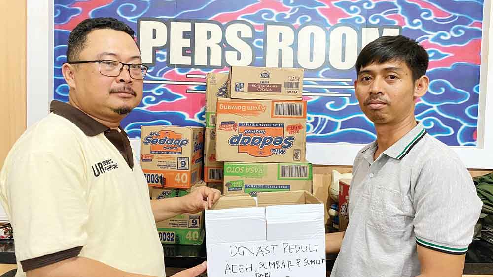 Solidaritas Wartawan dan SMSI Kota Cirebon Galang Bantuan Korban Bencana Aceh, Sumbar dan Sumut