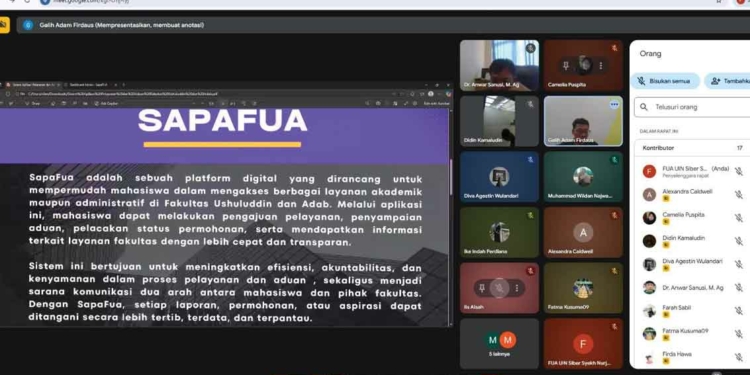 FUA UIN Siber Cirebon Luncurkan Aplikasi SAPAFUA