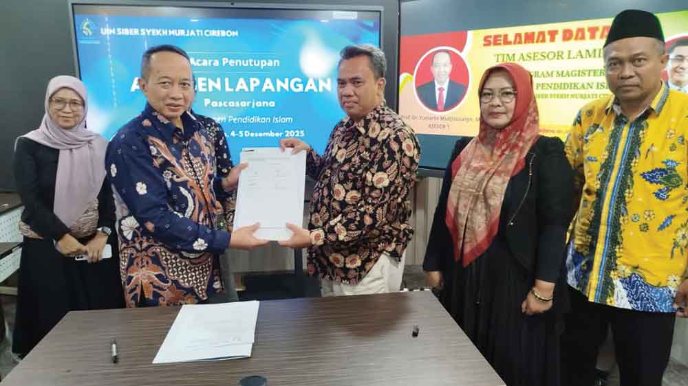 Pascasarjana UIN Siber Cirebon Gelar Asesmen Lapangan Akreditasi Magister MPI oleh LAMDIK