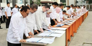 ASN Pemkot Cirebon Tandatangani Pakta Integritas