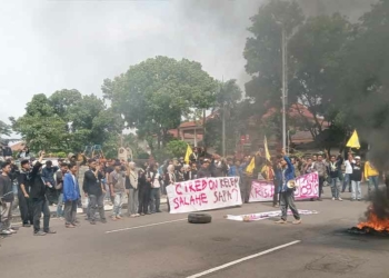 Demo, Pemkab Cirebon Dinilai Gagal Memitigasi Bencana, Singgung RTH, Massa PMII Tuntut Langkah Konkret Penanganan