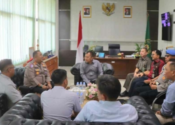 Kapolresta Cirebon Silaturahim dengan Ketua PN Sumber dan Kajari