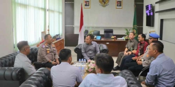 Kapolresta Cirebon Silaturahim dengan Ketua PN Sumber dan Kajari