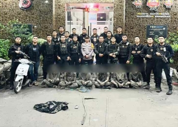 Tim Raimas Gagalkan Tawuran di Perbatasan Desa Cirebon