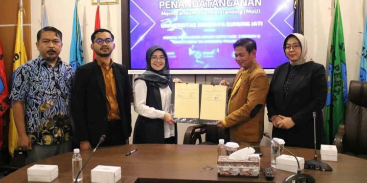 Pendidikan Demokrasi, KPU Kabupaten Cirebon Teken Mou dengan Perguruan Tinggi