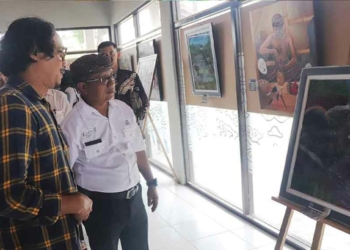 Kolaboratif Pameran Mandiri Lukisan 17 Pitulas, Upaya Paguyuban Pelukis Cirebon Aktifkan Ruang Kreasi