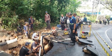 30.000 Pelanggan PDAM Kota Cirebon Terdampak Imbas Pecahnya Pipa Transmisi Utama Tahun 1978 di Plangon