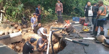 Darurat, Perbaikan Pipa Utama PDAM Kota Cirebon Diameter 600 mm Dikebut