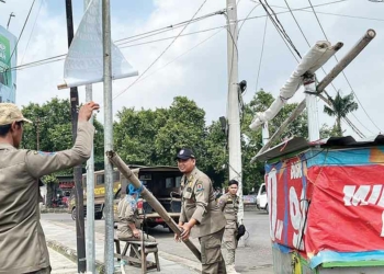 Satpol PP Kabupaten Cirebon Kembali Tertibkan PKL Watubelah