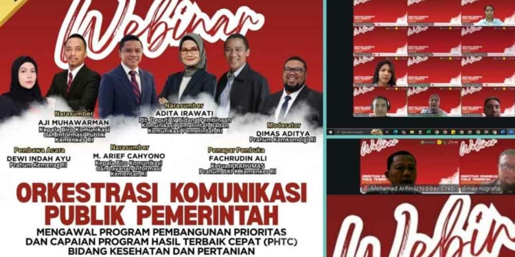 Pranata Humas UIN Siber Cirebon Ikuti Webinar Penguatan Komunikasi Publik Pemerintah