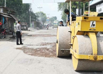 Dukung Arus Mudik, DPUTR Kabupaten Cirebon Perbaiki Jalan Pekan Depan