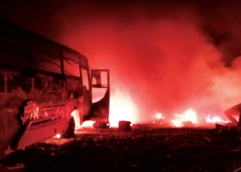 Gudang Rongsok di Panguragan Cirebon Ludes Terbakar