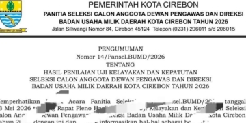Daftar Nama 24 Calon Direksi Dan Dewas Bumd Kota Cirebon Lolos Ukk