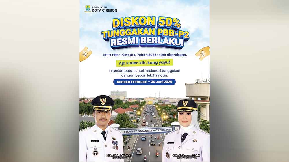 Pemkot Cirebon Gulirkan Diskon 50% Tunggakan PBB-P2 1 Pemkot Cirebon Gulirkan Diskon 50% Tunggakan Pbb-P2