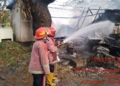 Warung Semi Permanen di Tegalgubug Cirebon Terbakar 2 Warung Semi Permanen Di Tegalgubug Cirebon Terbakar
