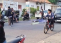 Kecelakaan di Cirebon, Salip Bus Pemotor Tewas Terlindas 2 Kecelakaan Di Cirebon, Salip Bus Pemotor Tewas Terlindas