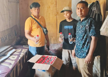 Operasi Di Cirebon, Ratusan Botol Miras Ilegal Disita