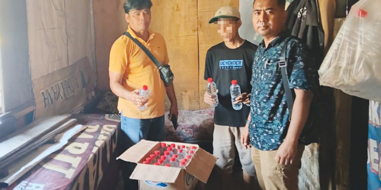 Operasi Di Cirebon, Ratusan Botol Miras Ilegal Disita