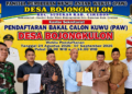 Pendaftaran Kuwu PAW Desa Bojong Kulon Dibuka, Satu Balon Mendaftar, Istri Kuwu Sudarso Dipastikan Maju 17 Pemilihan Kuwu Paw Desa Bojong Kulon