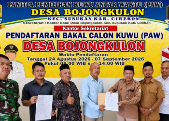 Pendaftaran Kuwu PAW Desa Bojong Kulon Dibuka, Satu Balon Mendaftar, Istri Kuwu Sudarso Dipastikan Maju 1 Pemilihan Kuwu Paw Desa Bojong Kulon