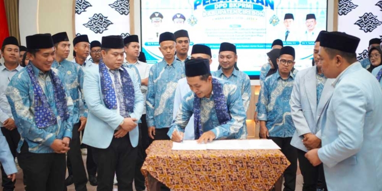 Didominasi Generasi Muda, BKPRMI Kabupaten Cirebon Siap Gerakkan Dakwah Kemasjidan 6 Suasana Pelantikan Bkprmi Kabupaten Cirebon Masa Bakti 2026-2031 Di Ruang Paseban, Kantor Bupati Cirebon, Minggu, 20 September 2026.