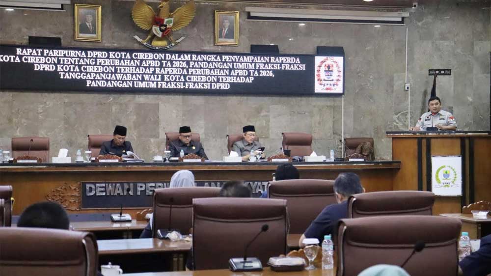 Belanja APBD Perubahan Kota Cirebon 2026 Diperketat 1 Suasana Rapat Paripurna Dprd Kota Cirebon Yang Membahas Apbd Perubahan Kota Cirebon, Rabu, 23 September 2026.