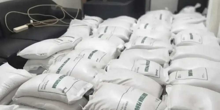 Temuan Beras Bansos 1,9 Ton Di Ambit