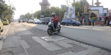 Perbaikan Jalan Kartini, Kota Cirebon.