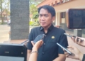 Ketua Koni Kabupaten Cirebon H. Agus Kurniawan Budiman, Memberikan Keterangan Pers Terkait Persiapan Kontingen Kabupaten Cirebon Menghadapi Porprov Jawa Barat 2026, Selasa, 15 September 2026.
