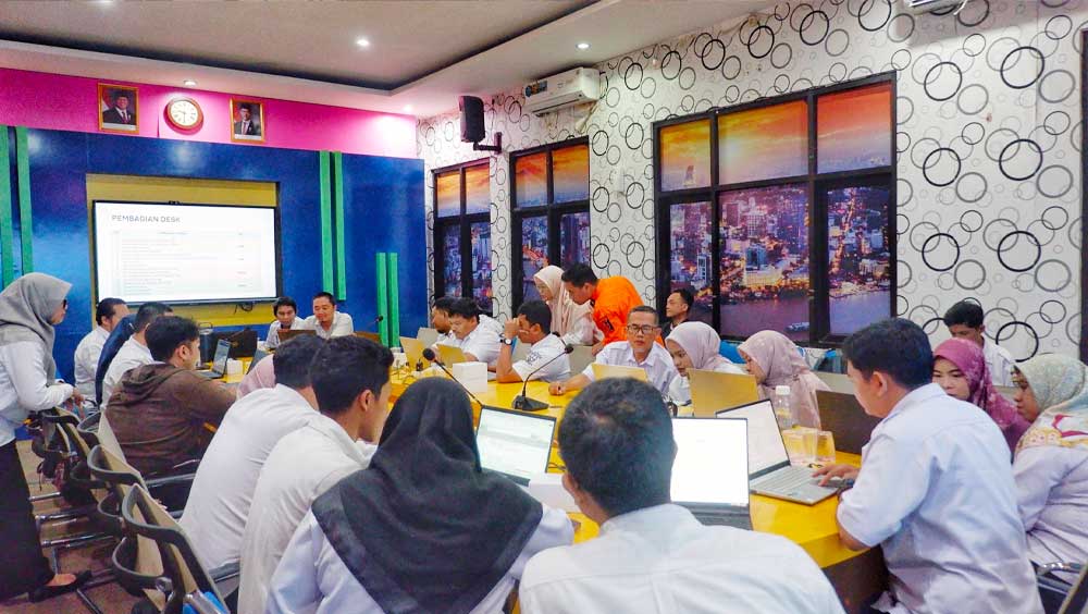 Pemkot Cirebon Genjot Penyusunan Metadata Statistik Sektoral 1 Suasana Desk Penyusunan Metadata Statistik Yang Digelar Pemkot Cirebon.