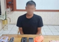 Tersangka Pengedar Narkoba Jenis Sabu Warga Kecamatan Arjawinangun, Wbk Beserta Barang Bukti Yang Diamankan Jajaran Tim Resmob Narkoba Polresta Cirebon, Kamis, 3 September 2026.