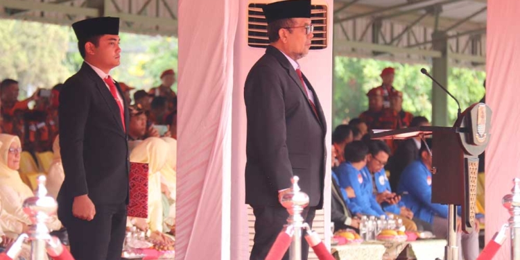 Bupati Cirebon Tekankan Peran Strategis Pemuda 6 Bupat Cirebon, Imron, Memimpin Upacara Peringatan Hari Sumpah Pemuda Di Kabupaten Cirebon, Rabu, 28 Oktober 2026.